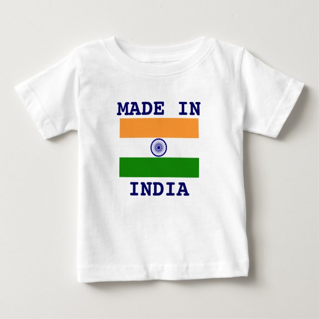Made in India Baby T-Shirt (Front)