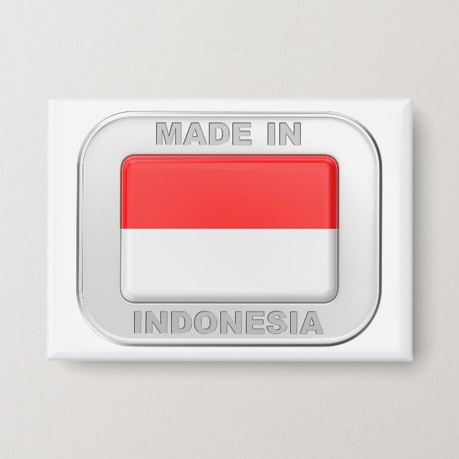 Made in Indonesia Button (Front)