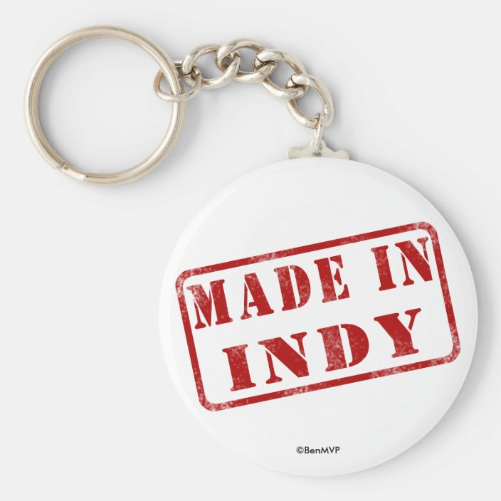 Made in Indy Key Chain