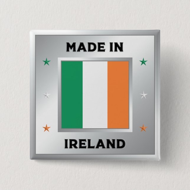 Made In Ireland Button (Front)