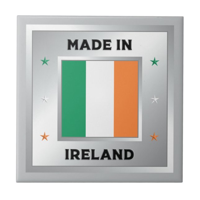 Made In Ireland Ceramic Tile (Front)