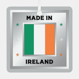 Made In Ireland Metal Ornament