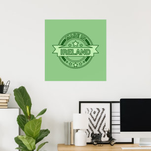Made in Ireland St Patrick's day  Poster