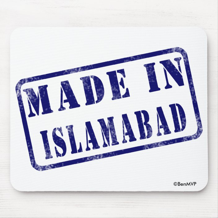Made in Islamabad Mouse Pad