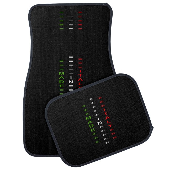 made in italy car mat (Set)