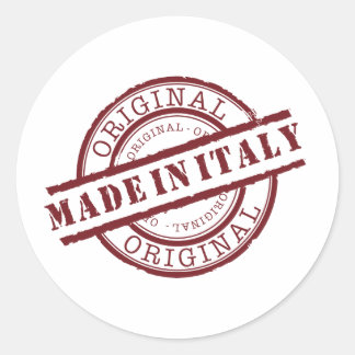 Made in Italy Classic Round Sticker