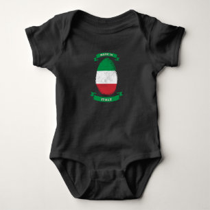 MADE IN ITALY FINGERPRINT Birthday Baby Bodysuit