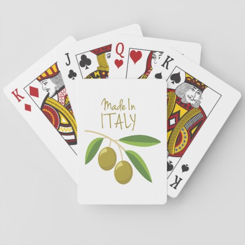 Made In Italy Poker Cards