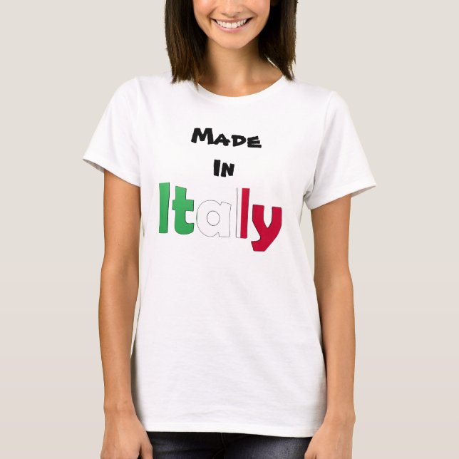 Made In Italy T-Shirt (Front)
