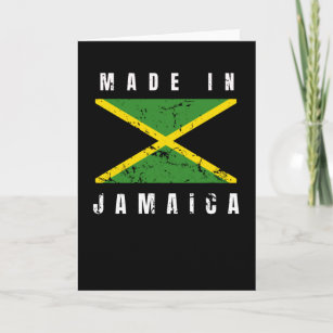 made in jamaica card