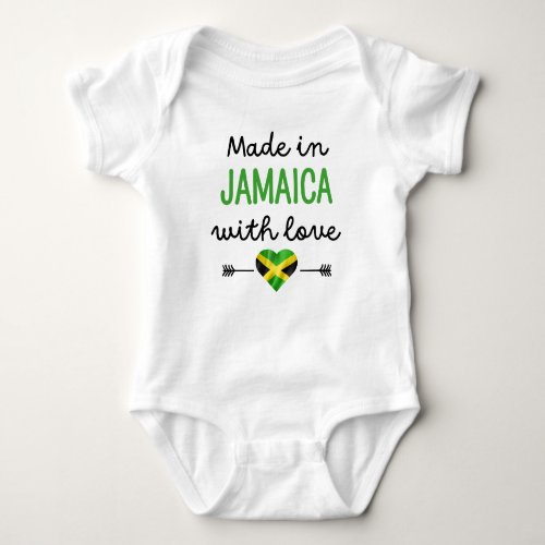 Made in Jamaica with Love Baby Bodysuit