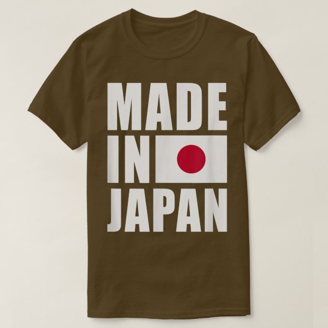 Made in Japan - Japanese Flag Pride  T-Shirt (Design Front)