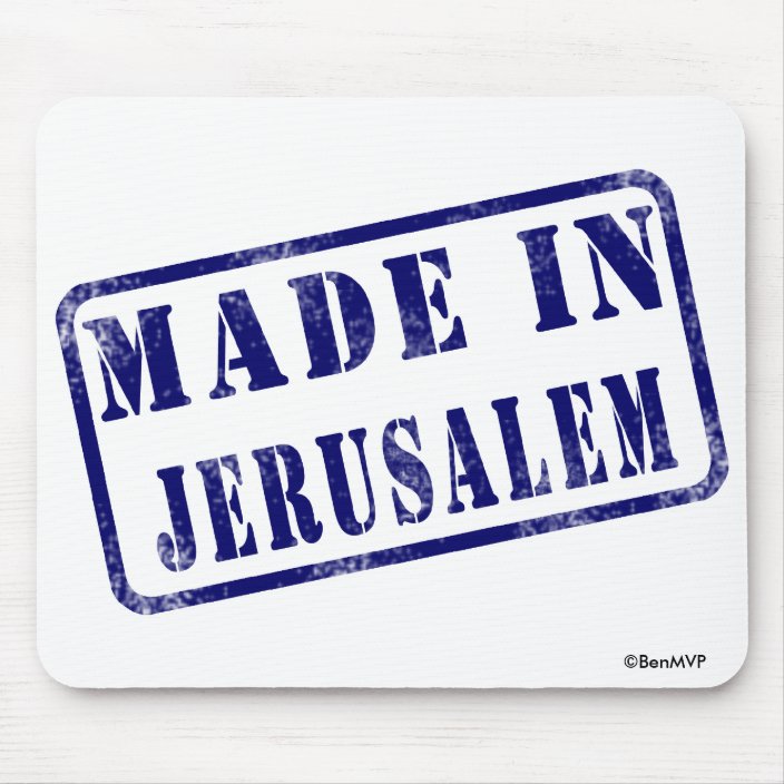 Made in Jerusalem Mouse Pad