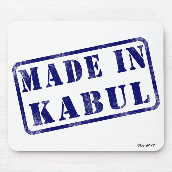 Made in Kabul Mousepad