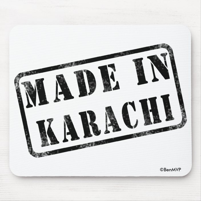 Made in Karachi Mouse Pad