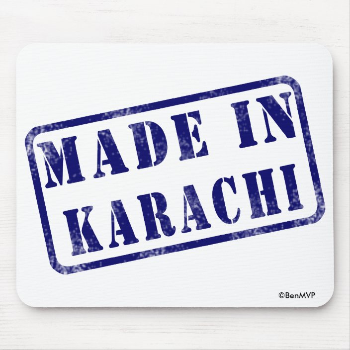 Made in Karachi Mousepad