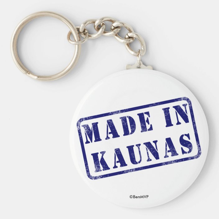 Made in Kaunas Key Chain