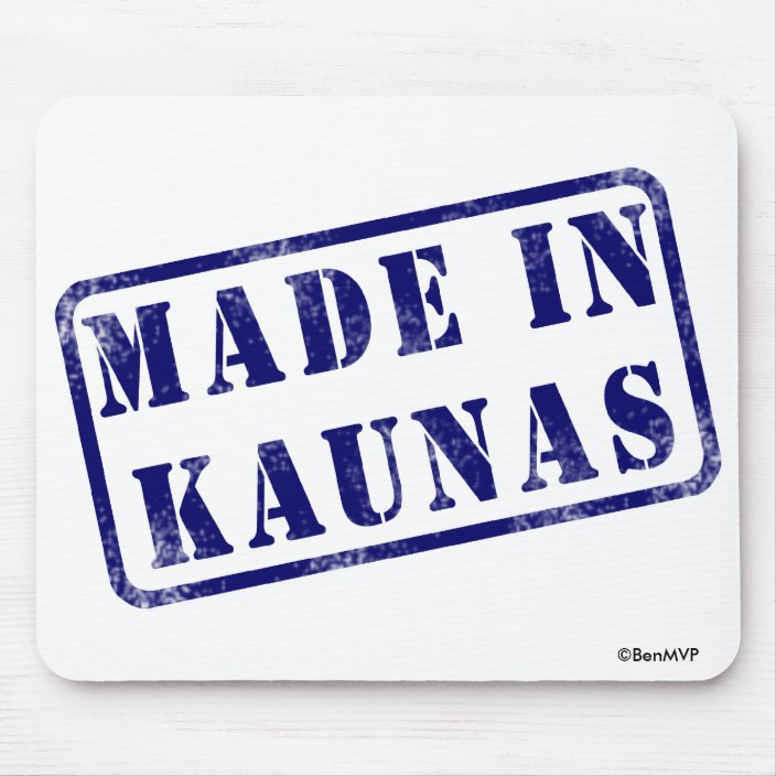 Made in Kaunas Mouse Pad
