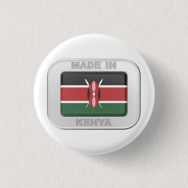 Made in Kenya Button (Front)