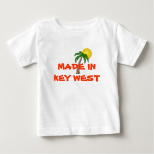 "Made in Key West" baby shirt