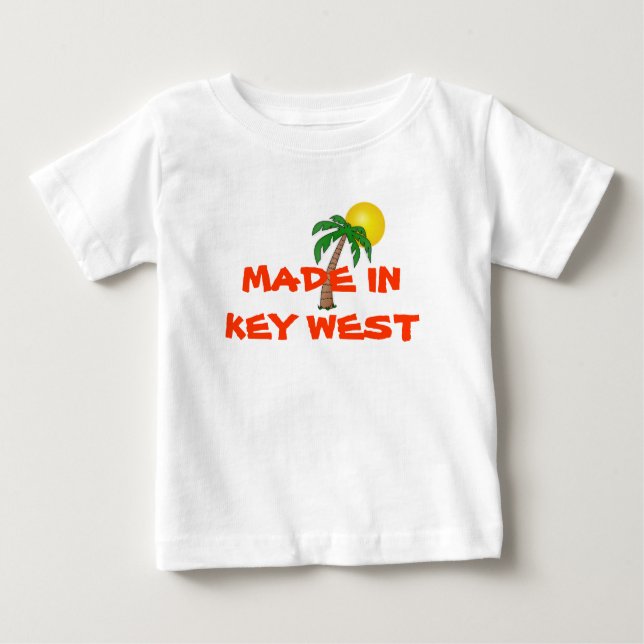 "Made in Key West" baby shirt (Front)