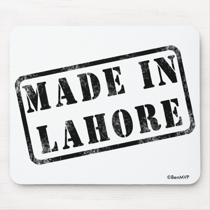 Made in Lahore Mouse Pad