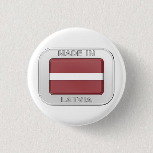 Made in Latvia Button (Front)