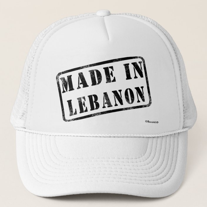 Made in Lebanon Mesh Hat