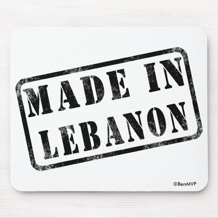 Made in Lebanon Mousepad