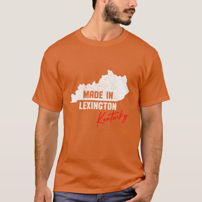 Made In Lexington Kentucky Oversized T-Shirt (Front)