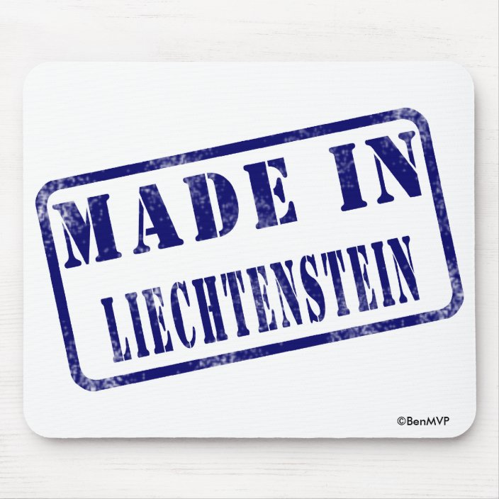 Made in Liechtenstein Mouse Pad