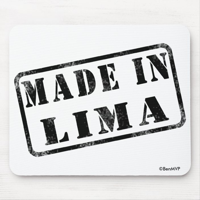 Made in Lima Mouse Pad