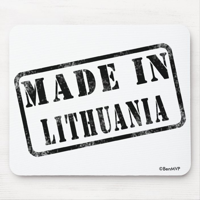 Made in Lithuania Mouse Pad