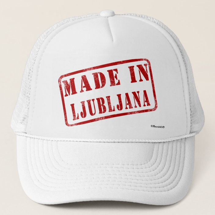Made in Ljubljana Hat