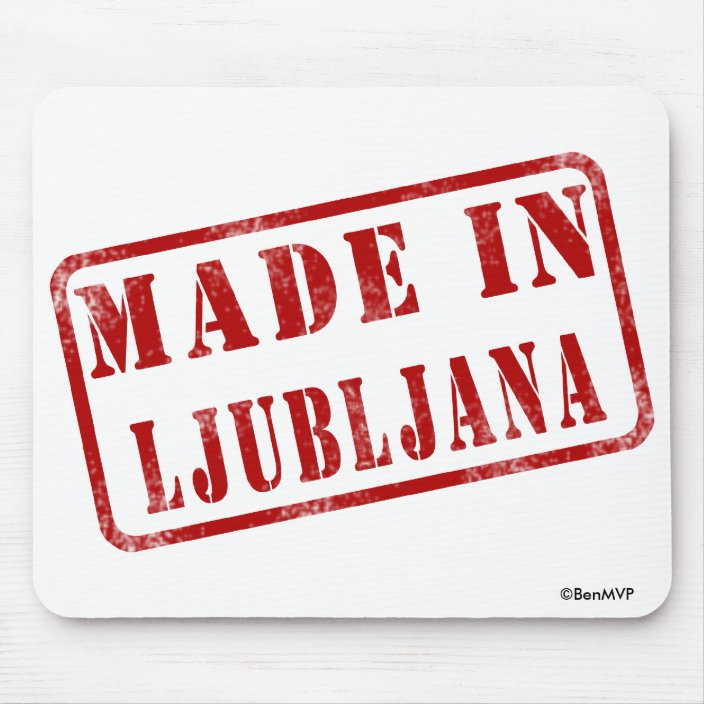 Made in Ljubljana Mouse Pad