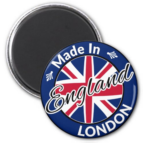 Made in London England Union Jack Flag Magnet