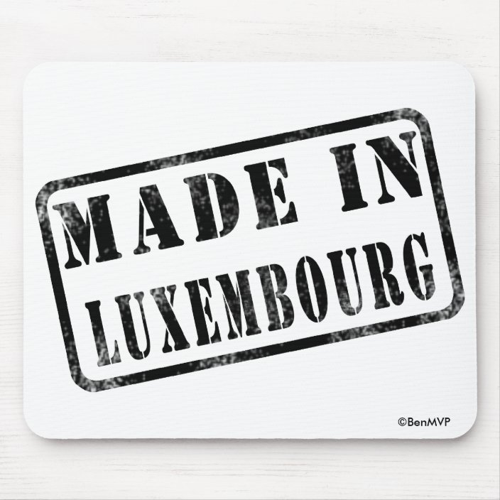 Made in Luxembourg Mouse Pad