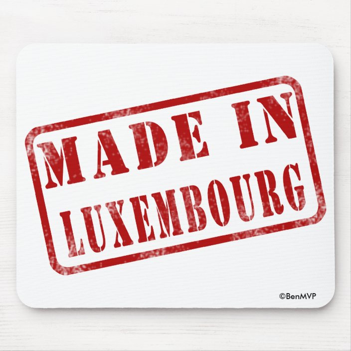 Made in Luxembourg Mousepad