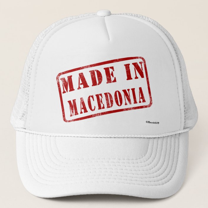 Made in Macedonia Hat