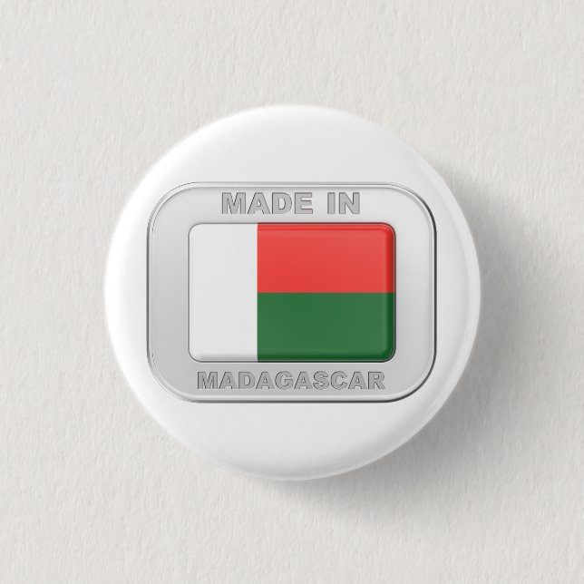 Made in Madagascar Button (Front)