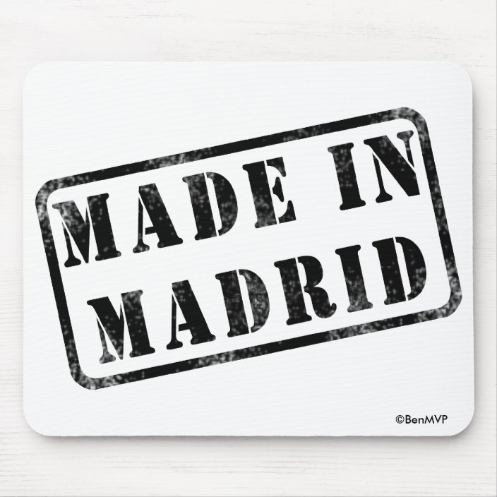 Made in Madrid Mouse Pad