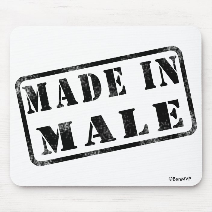 Made in Male Mouse Pad
