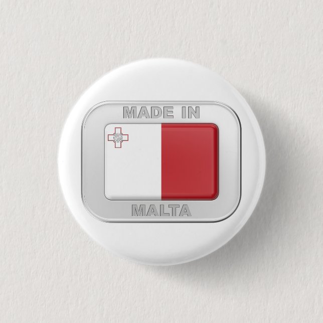 Made in Malta Button (Front)