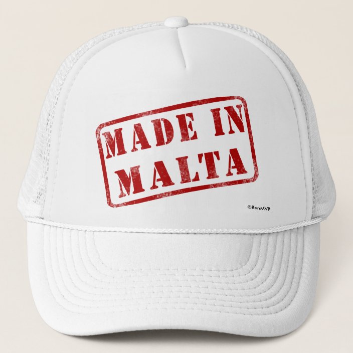 Made in Malta Trucker Hat