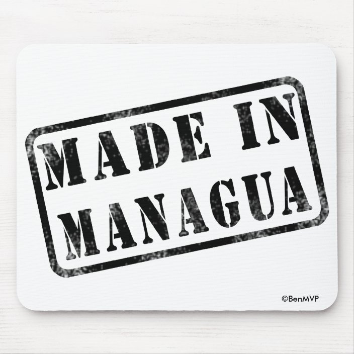 Made in Managua Mousepad