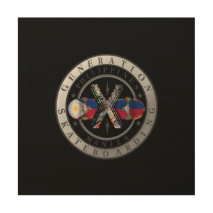 Made in Manila Philippines Generation X Wood Wall Art