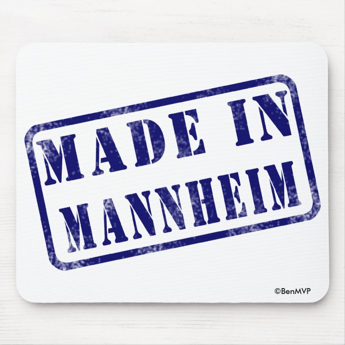 Made in Mannheim Mouse Pad