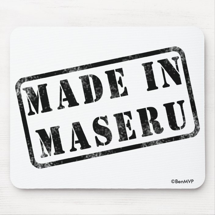 Made in Maseru Mouse Pad