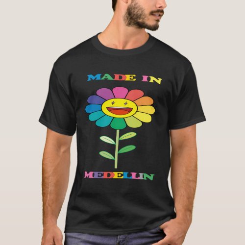 Made In Medellin Sunflower Natur Colombia T_Shirt
