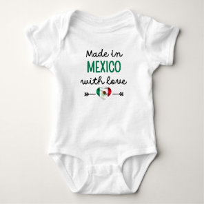 Made in Mexico with Love Baby Bodysuit